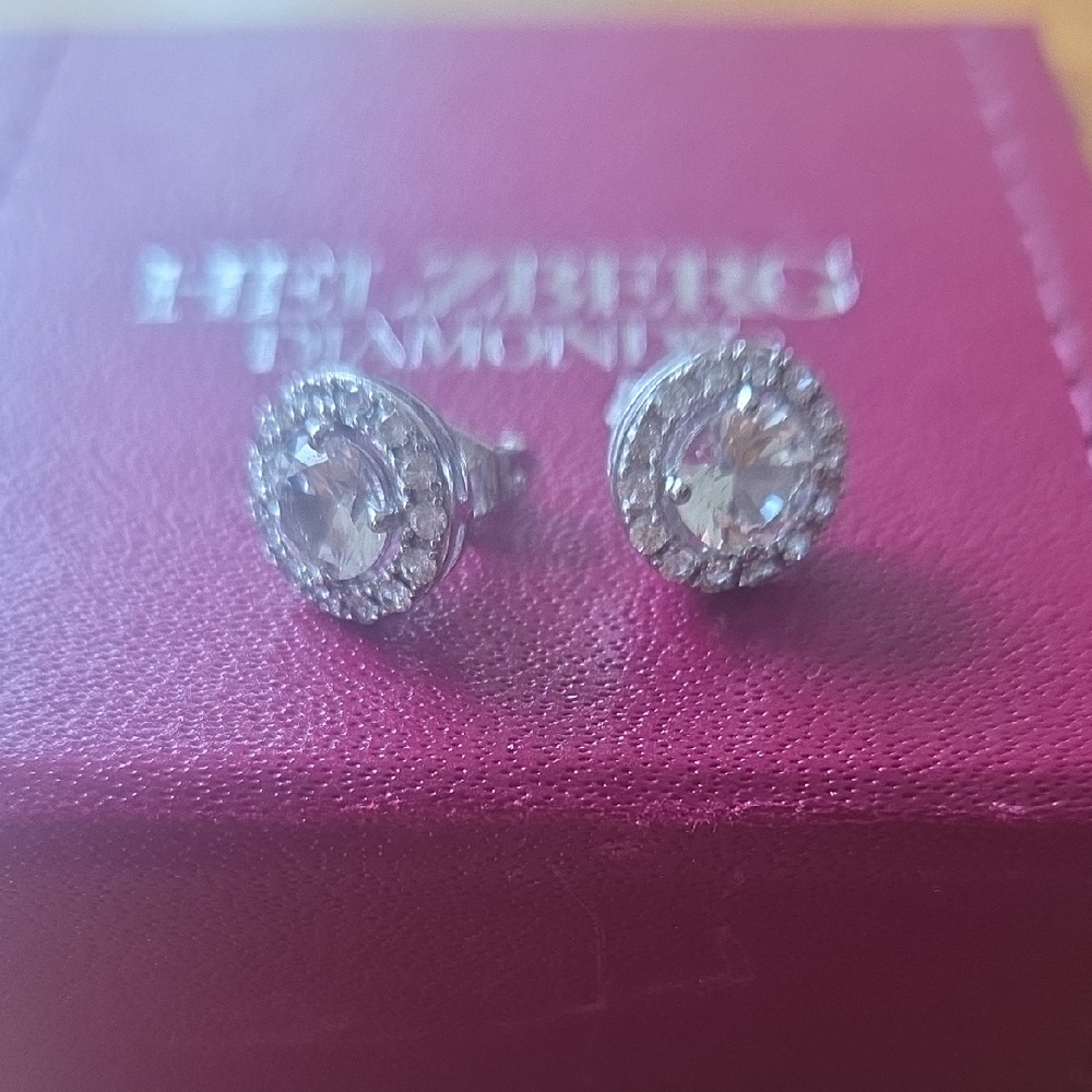 Helzberg Diamonds Moissanite Diamond Earrings
